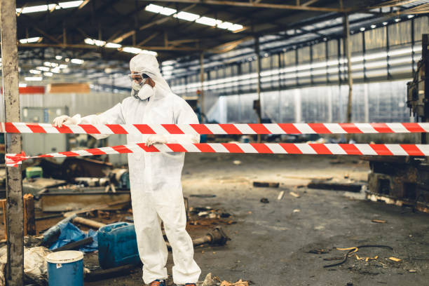 Professional Infectious Disease Decontamination technician working in Waterville, NY